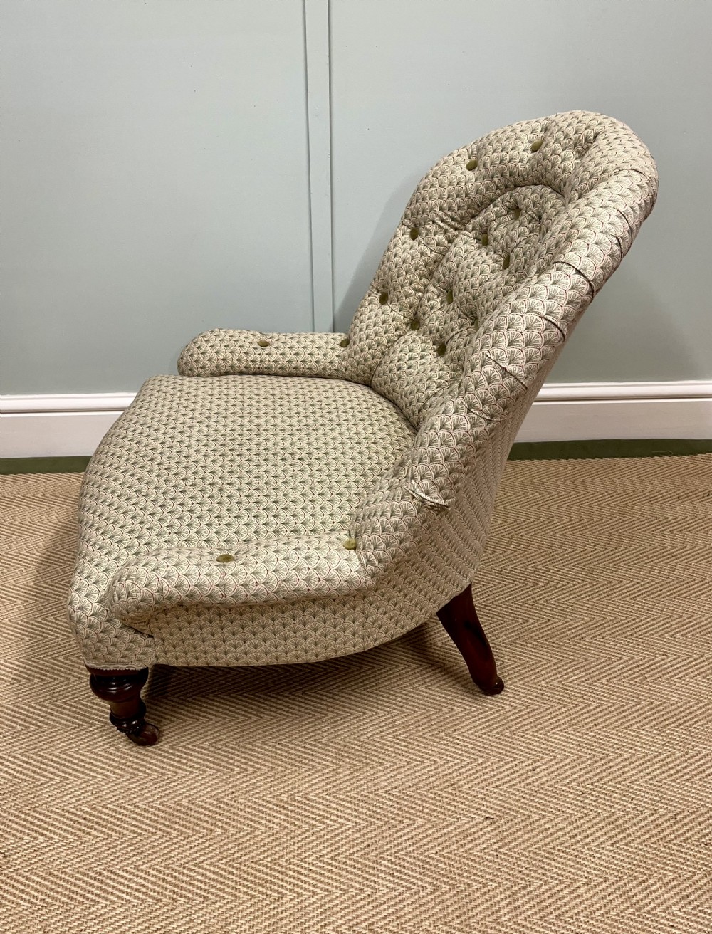 Victorian button back armchair View V