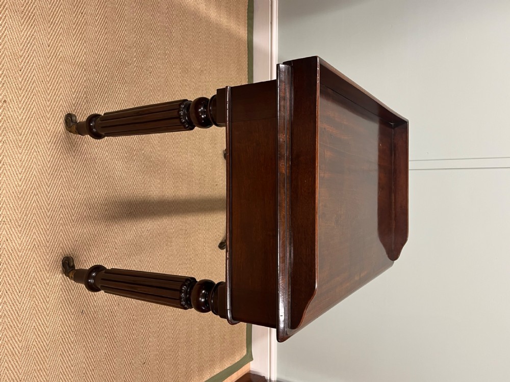 19th century mahogany table View IX