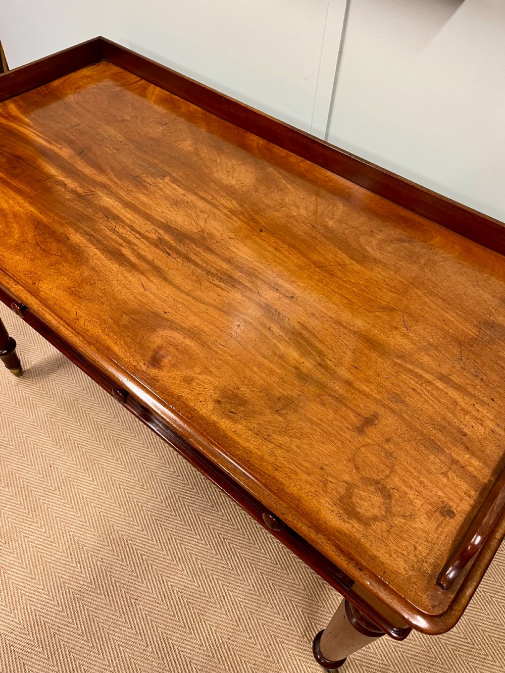 19th century mahogany table View IX