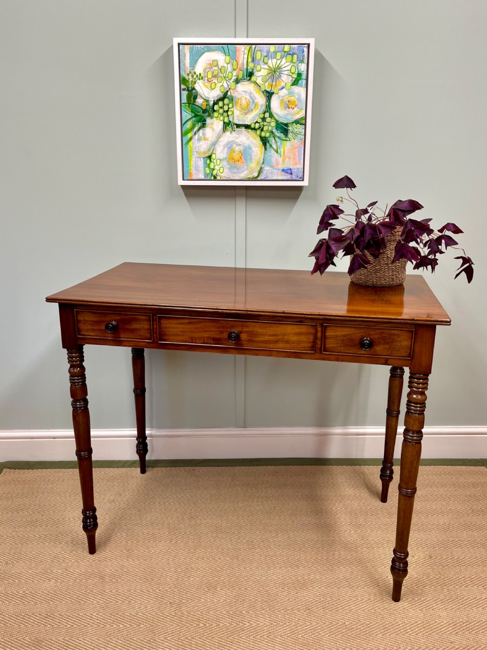 Regency mahogany side table