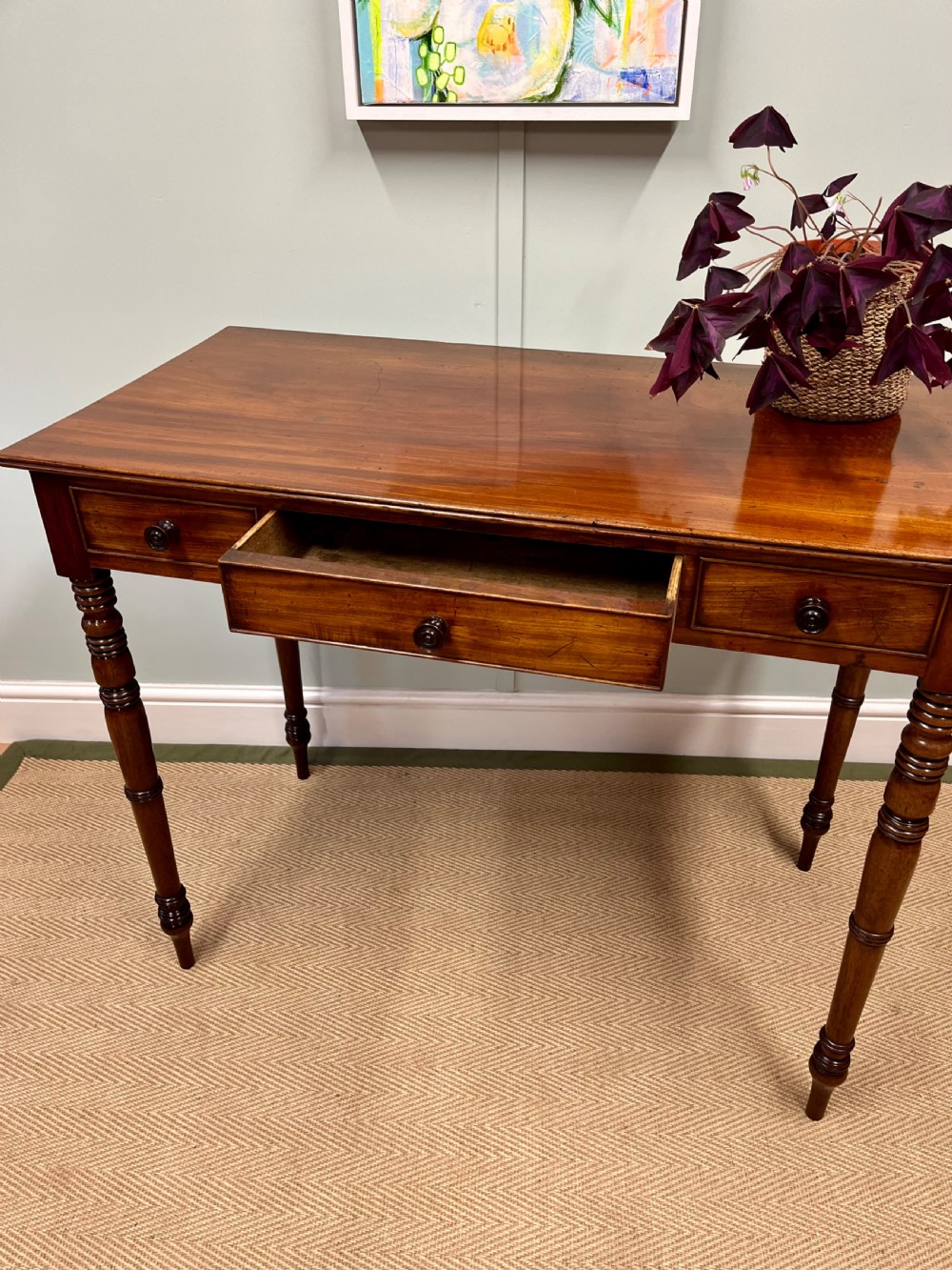 Regency mahogany side table View III