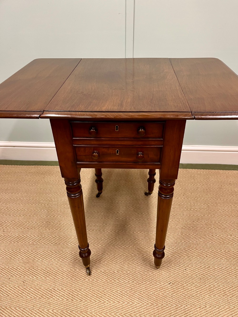 19th century drop leaf table View VI