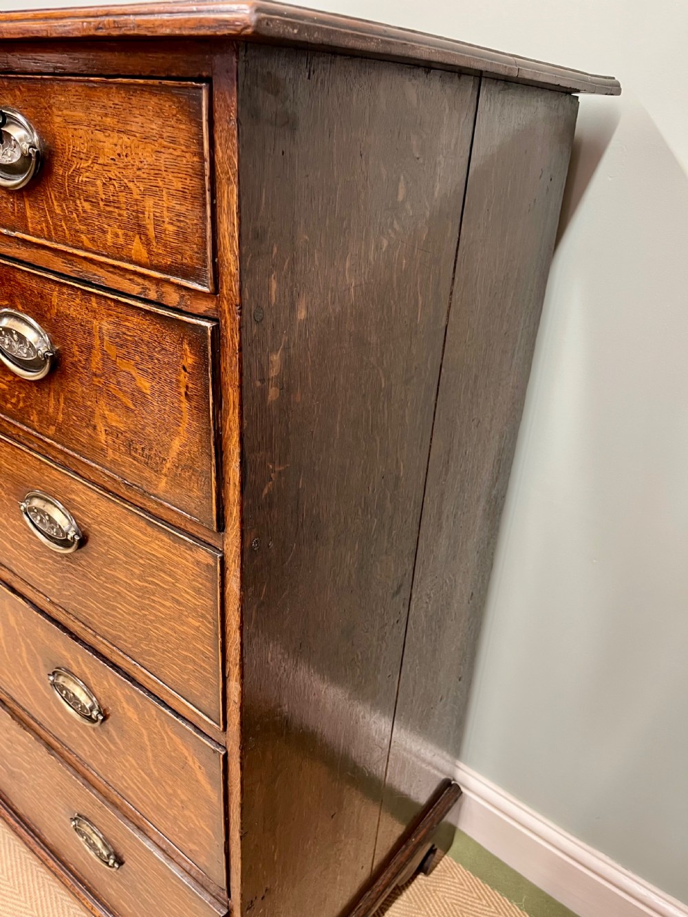 18th century oak chest of drawers View VIII