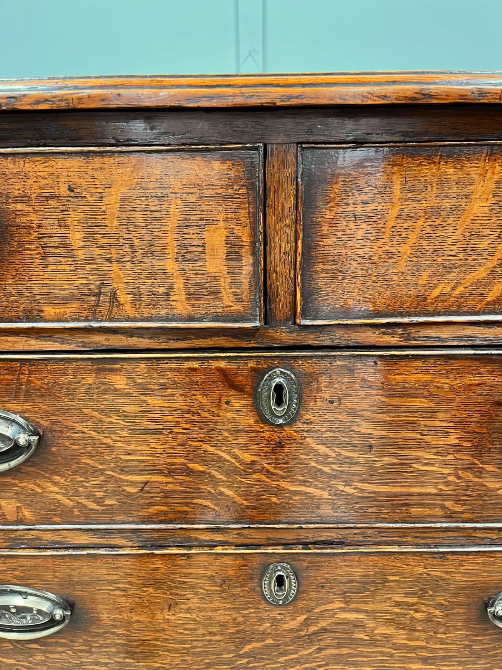 18th century oak chest of drawers View X