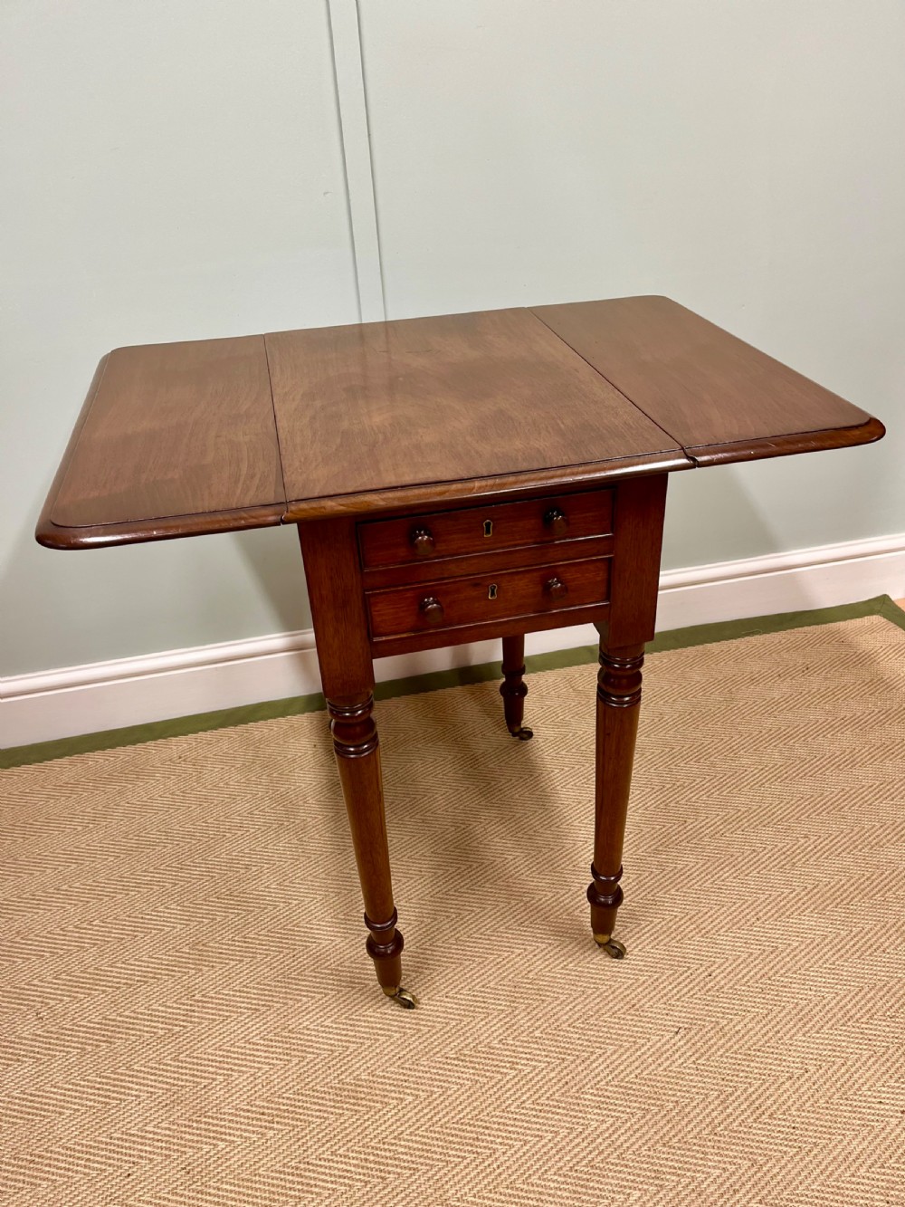 19th century drop leaf table View V