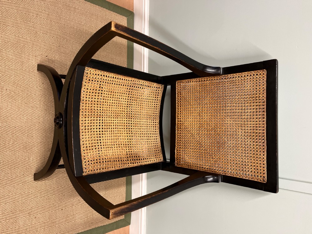 19th century ebonised chair View V