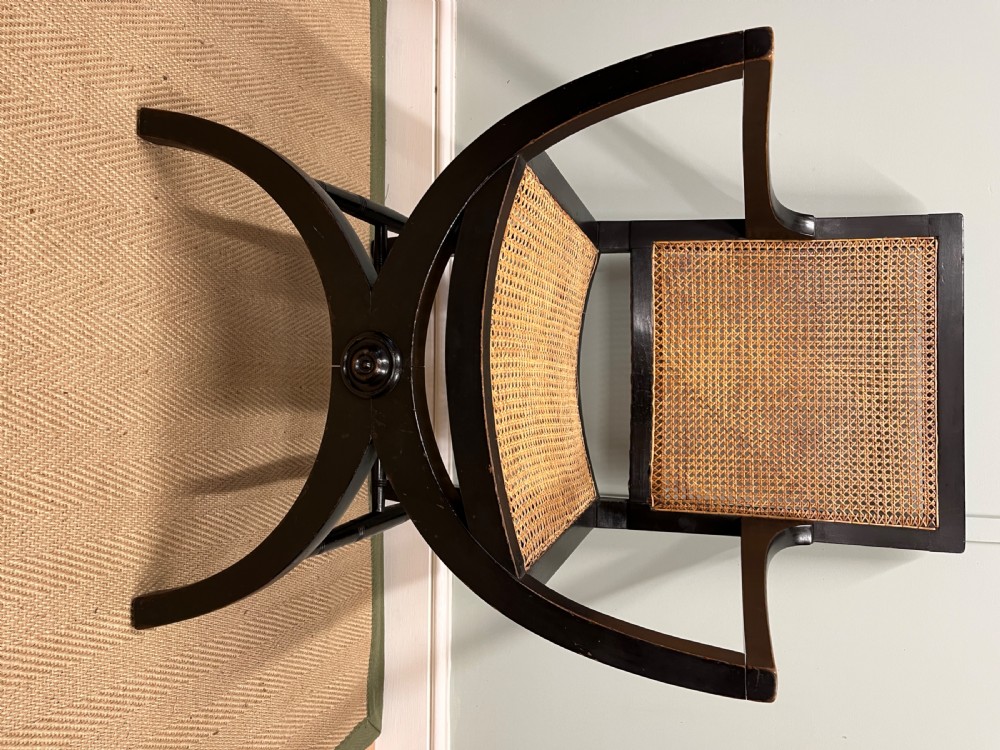 19th century ebonised chair View VI