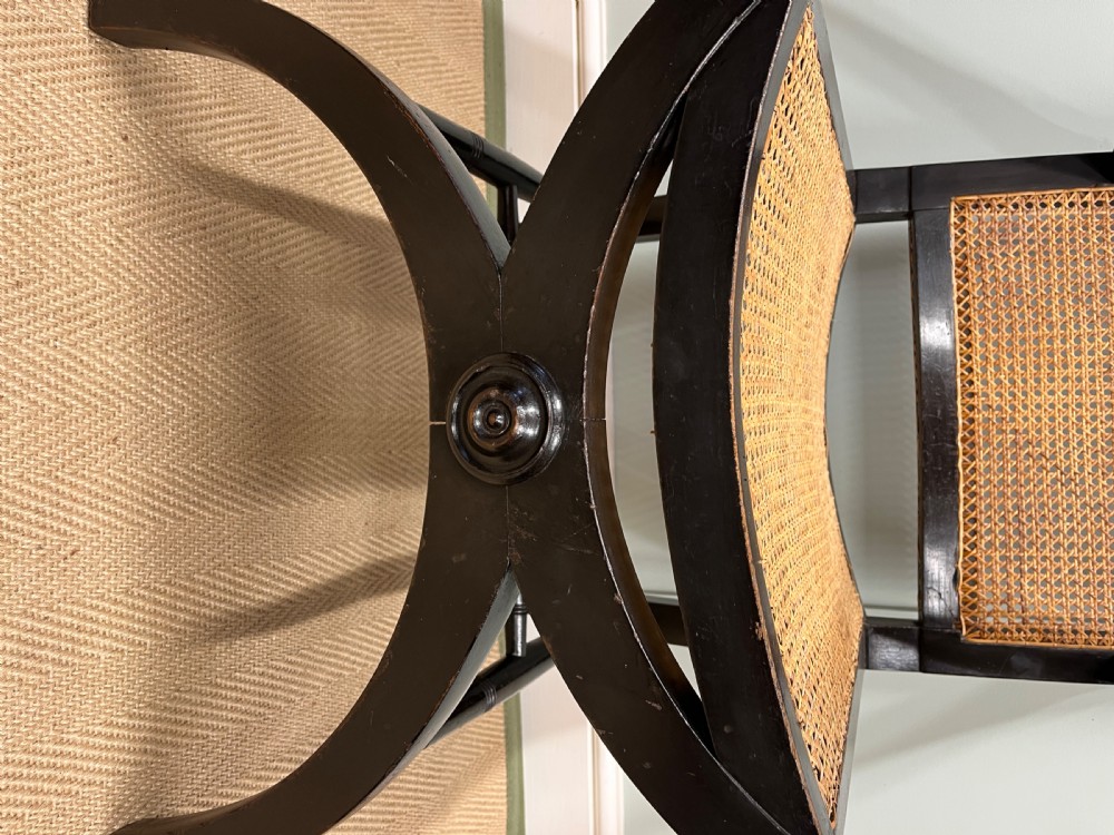 19th century ebonised chair View VII