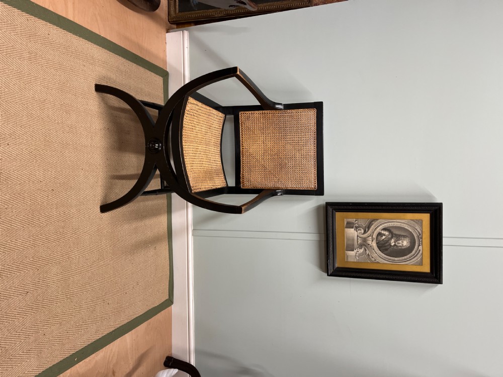 19th century ebonised chair View IX