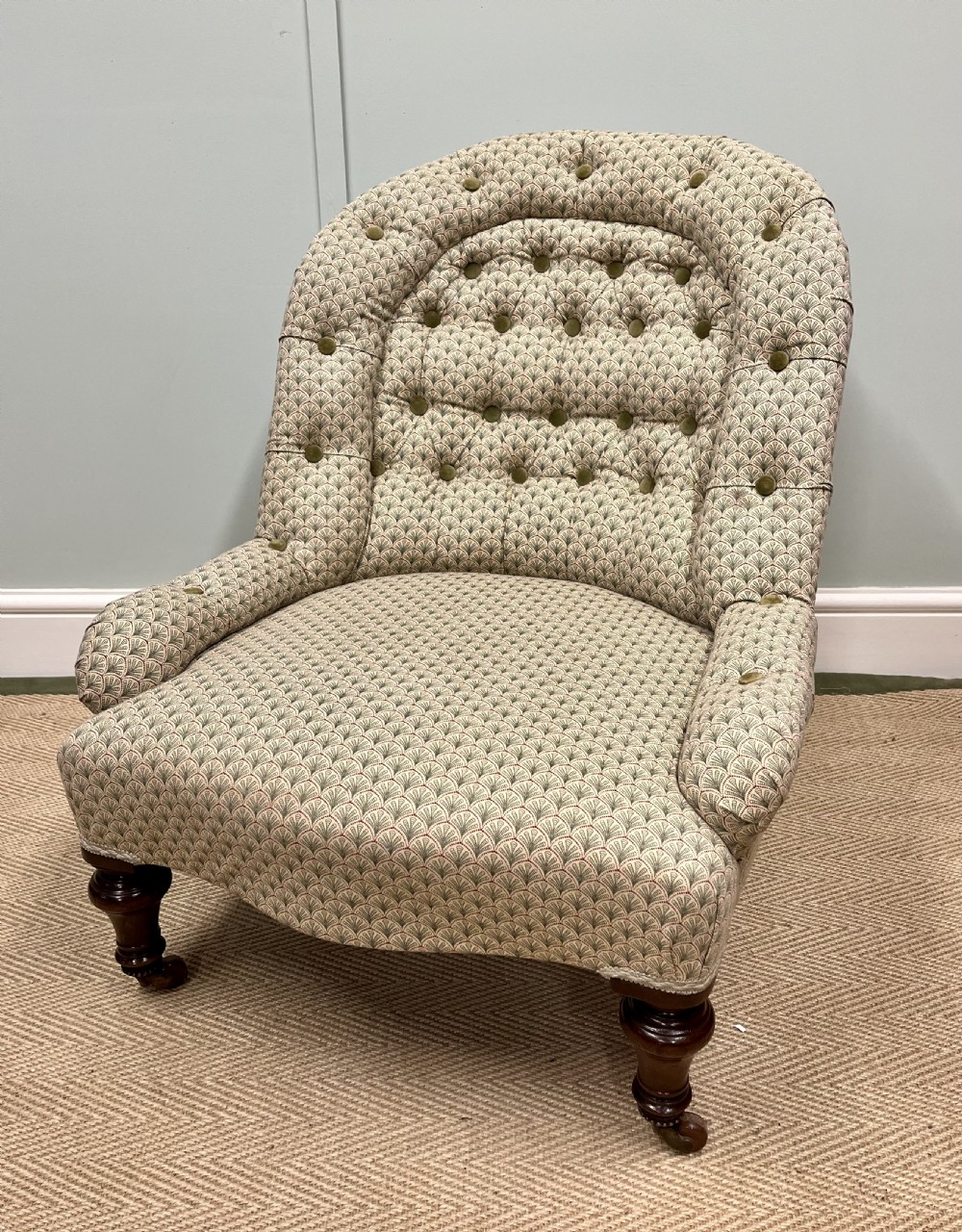 19th century button backed chair View III