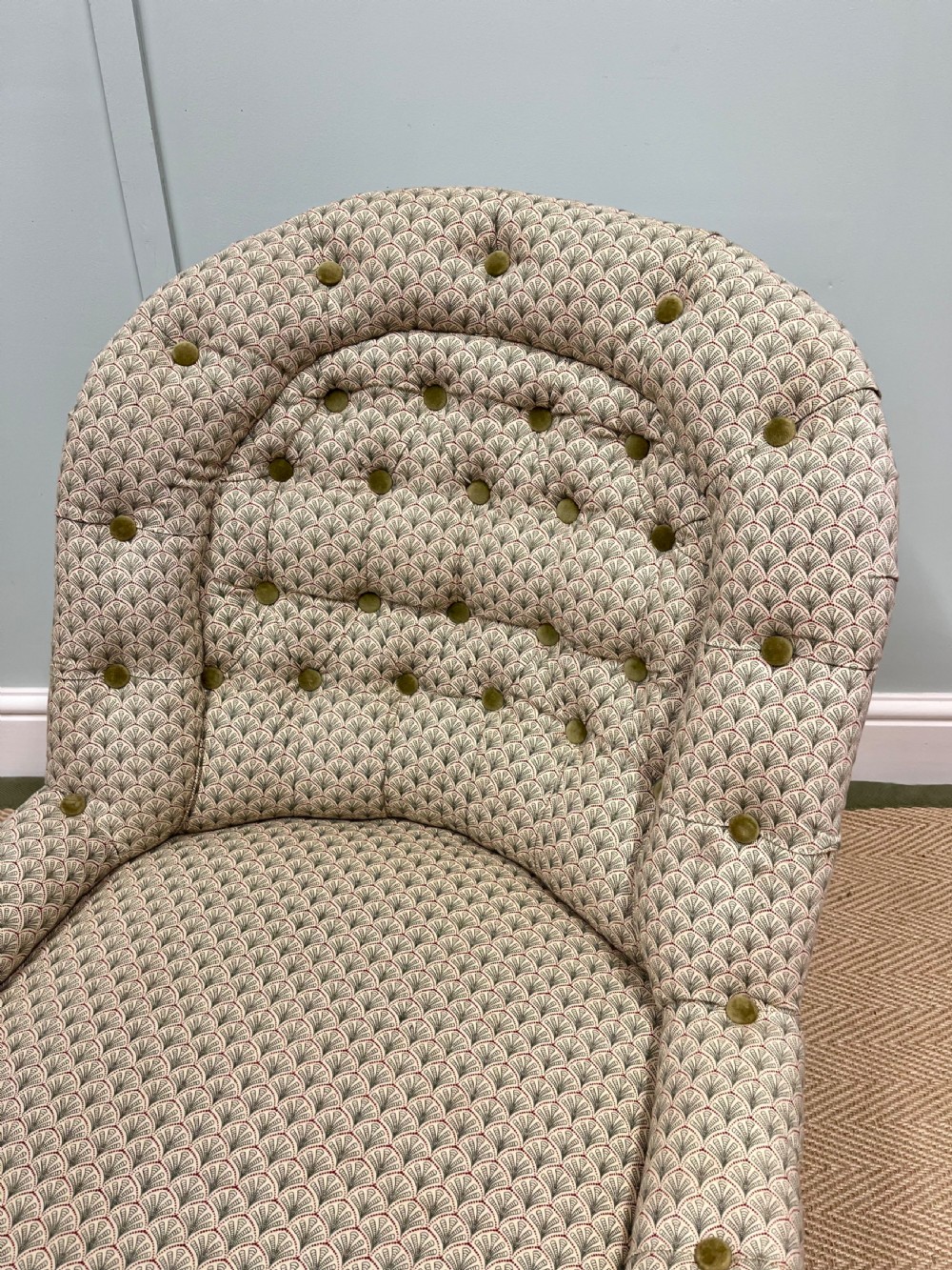 19th century button backed chair View VI