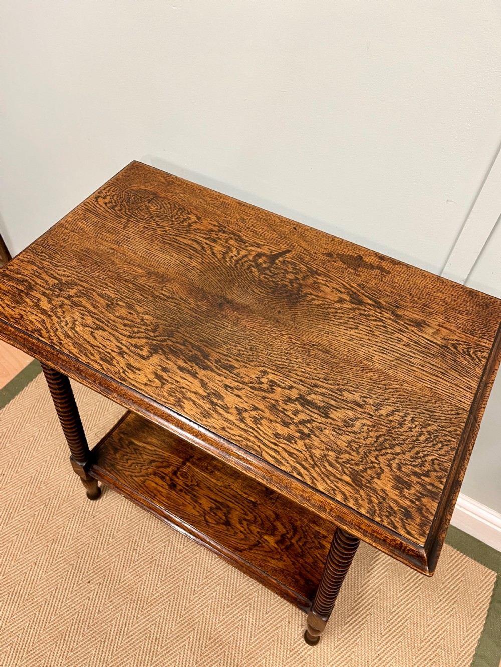 Arts and Crafts oak side table View II