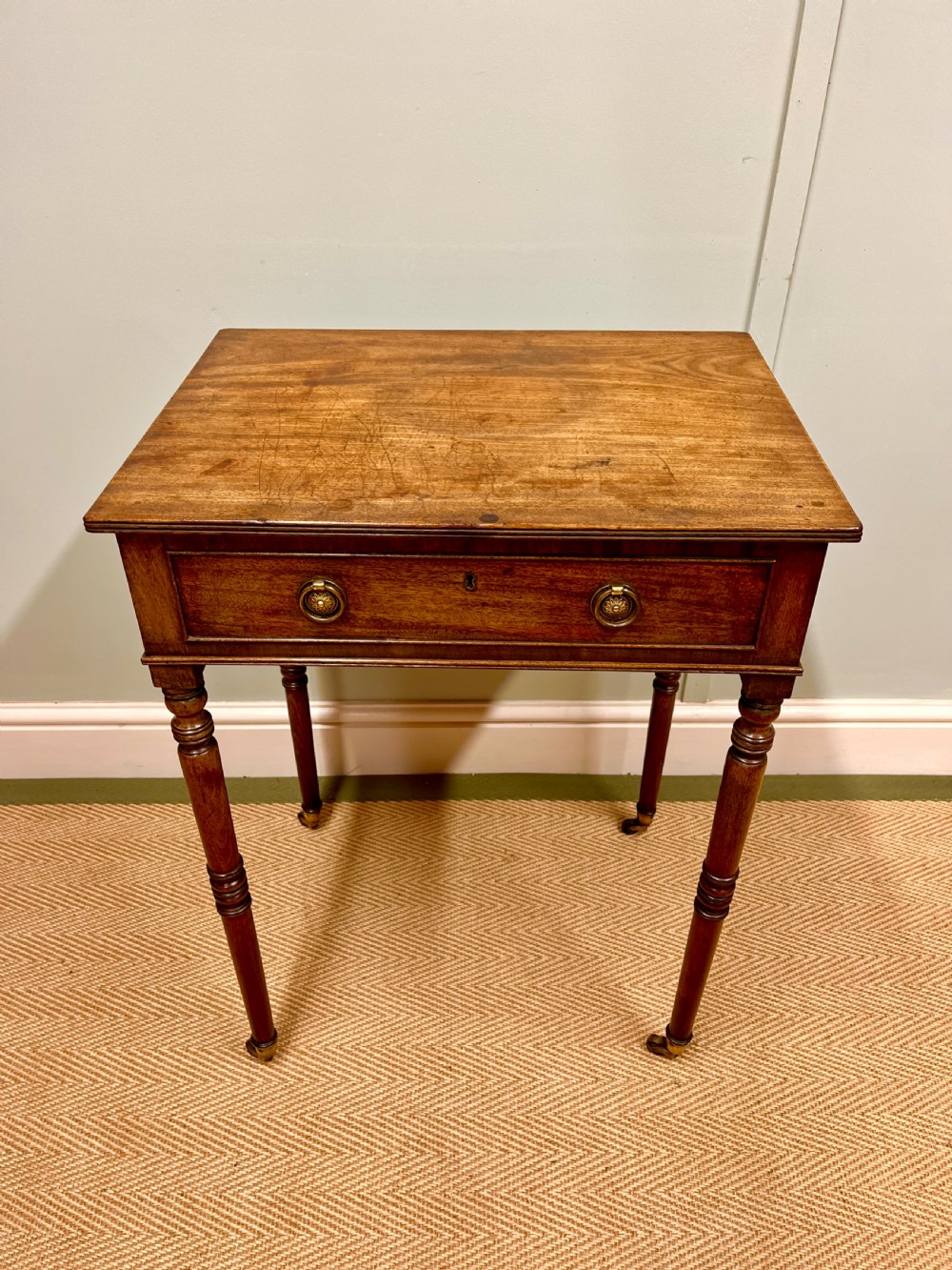Regency mahogany side table View VI