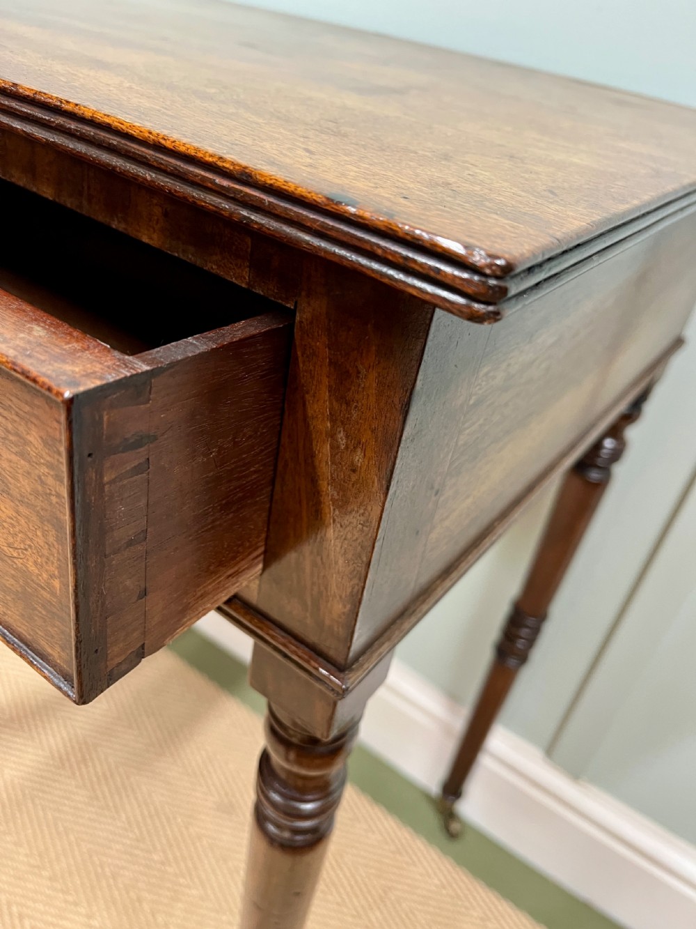 Regency mahogany side table View VIII