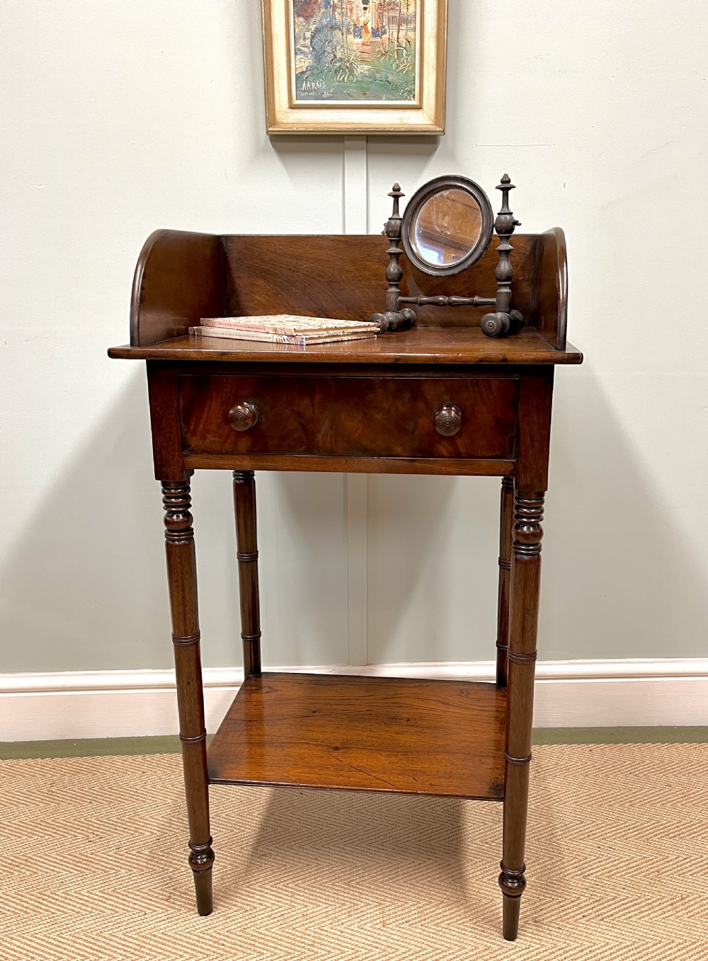 19th century mahogany washstand table