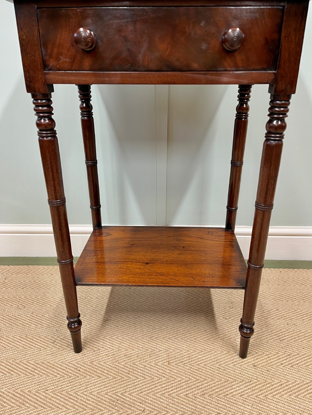 19th century mahogany washstand table View VII