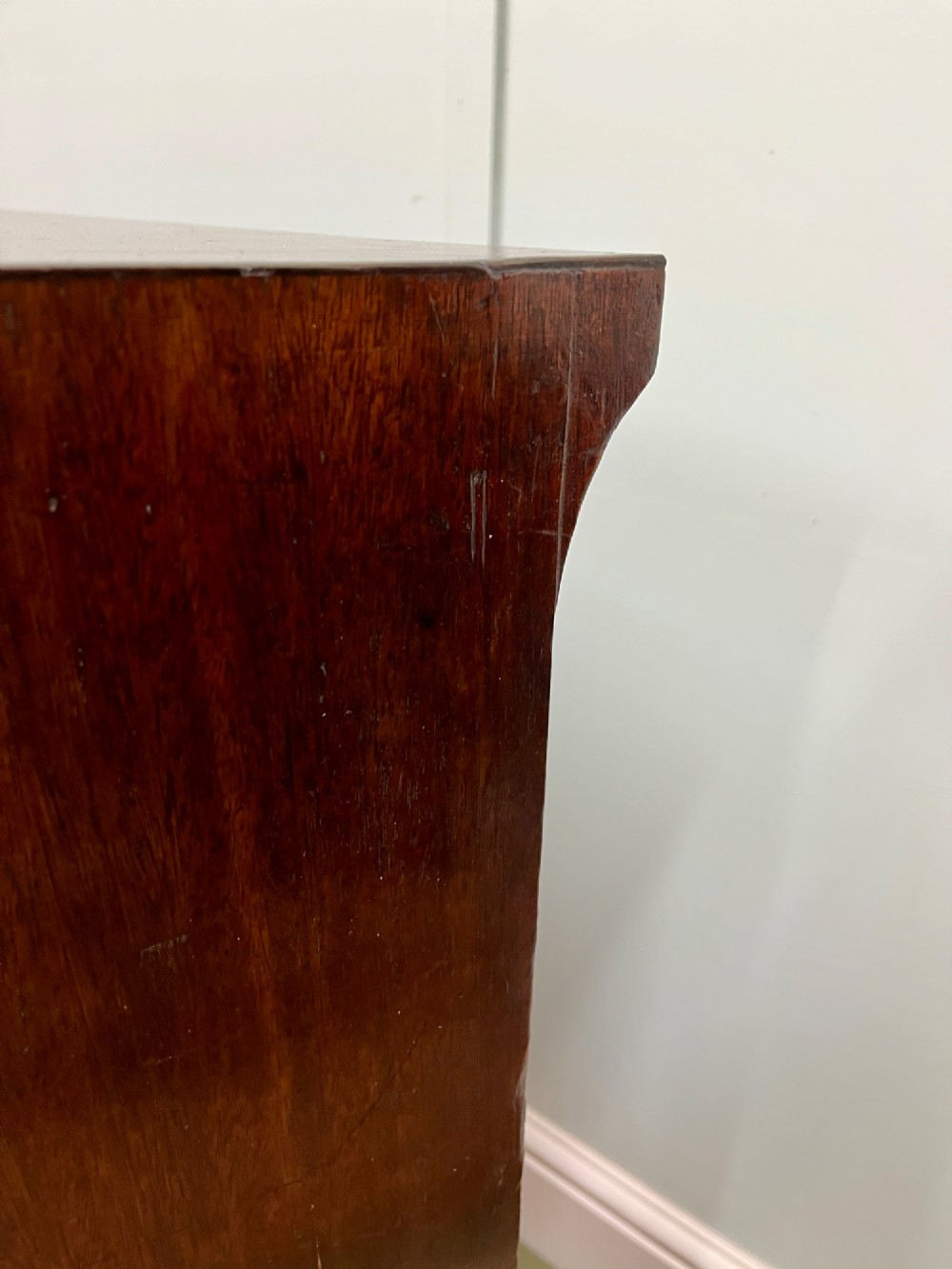 18th century Georgian bow fronted chest of drawers View VII