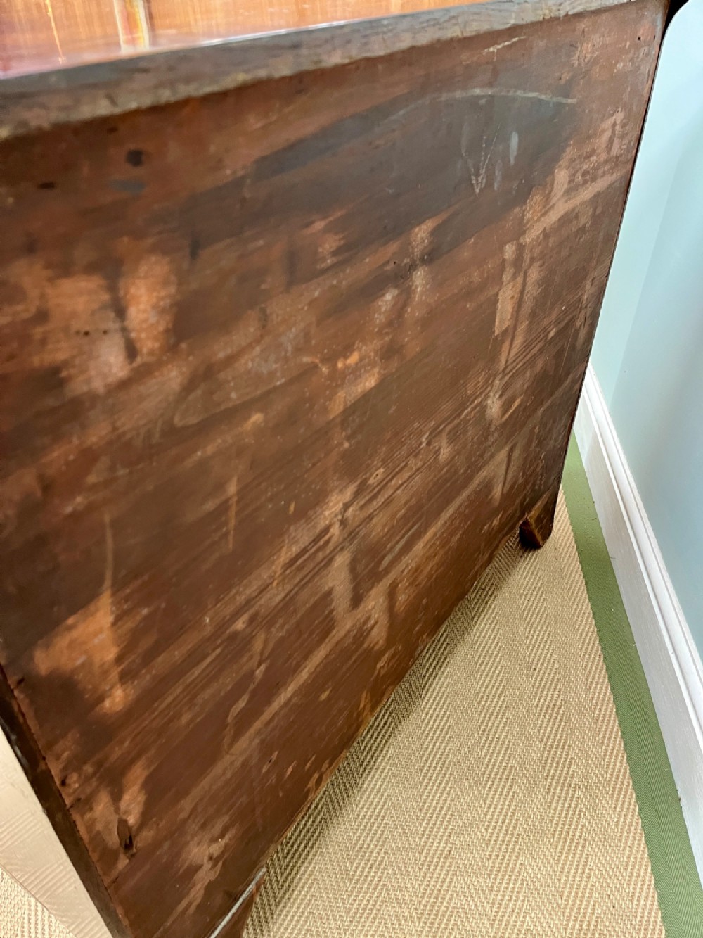 18th century Georgian bow fronted chest of drawers View XIII
