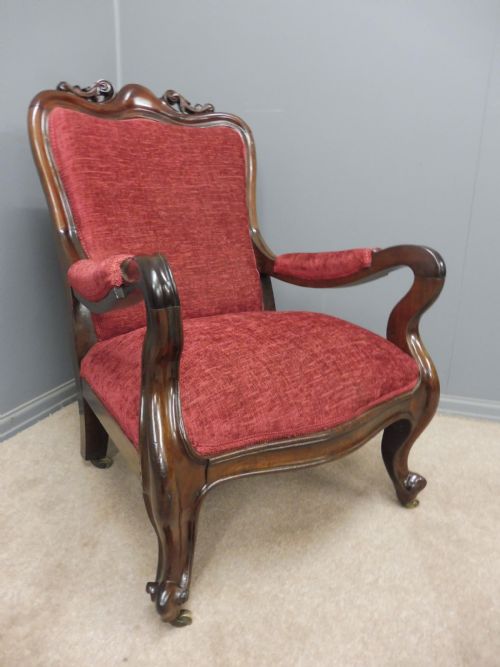 Early 19th Century Mahogany Library Armchair