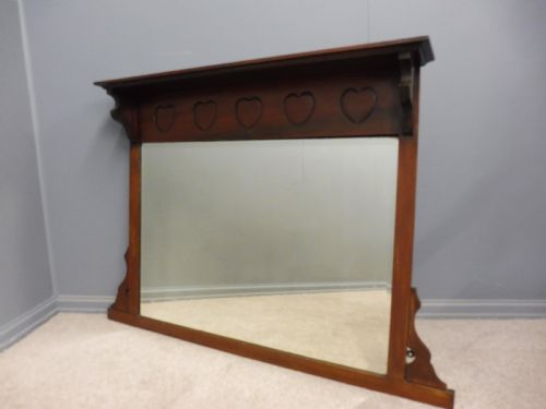 Walnut Arts and Crafts Mirror