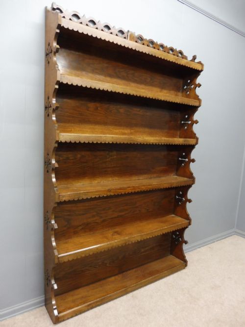 Golden Oak Arts and Crafts Bookcase