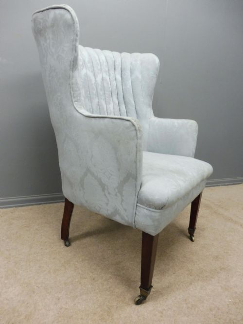 Edwardian Barrel Back Armchair/porters Chair