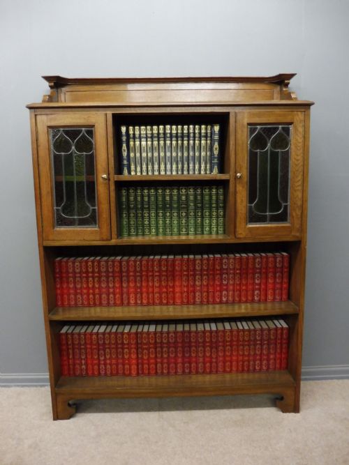 Oak Arts and Crafts Bookcase
