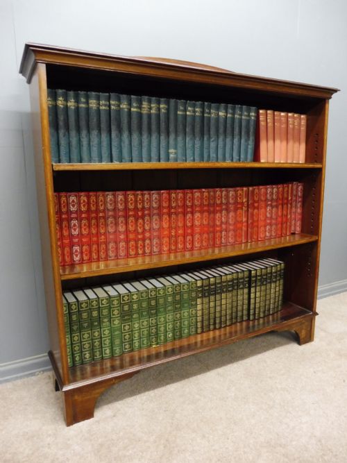 Edwardian Inlaid Mahogany Bookcase