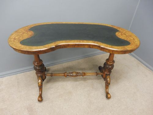 Inlaid Walnut Ladies Writing Desk Circa 1880
