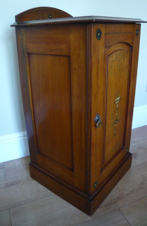 Late 19th Century Walnut Bedside Cabinet C1900