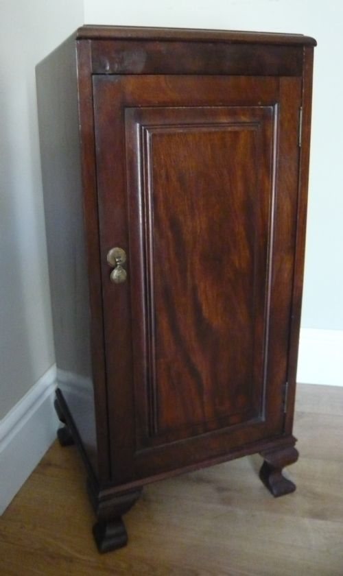Edwardian Mahogany Bedside Cabinet C 1910