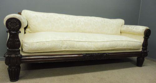 Magnificent  Mahogany Victorian Sofa