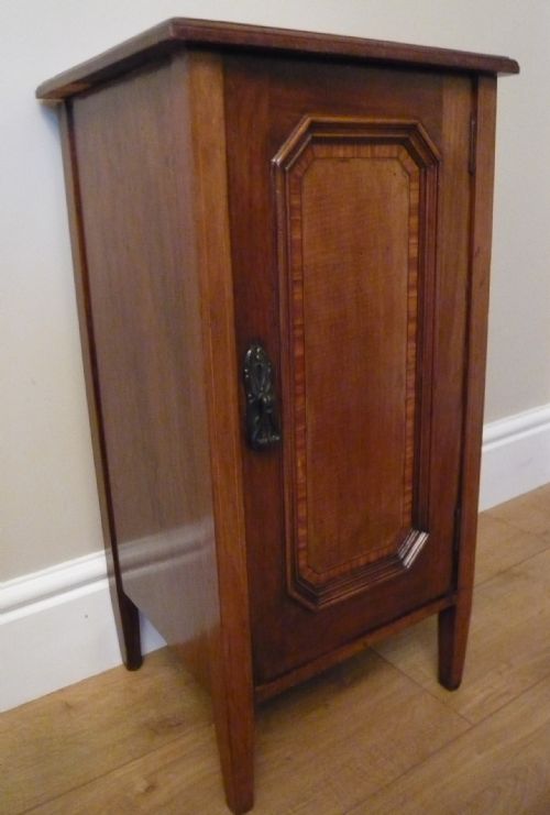 Edwardian Bedside Cabinet Mahogany  C 1910