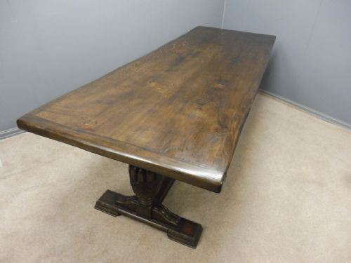 Large Oak Refectory Table Circa 1900