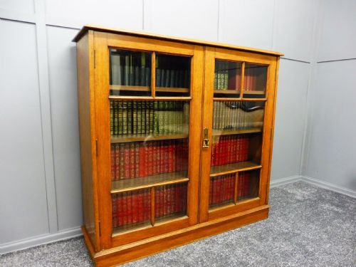 Edwardian Oak Bookcase