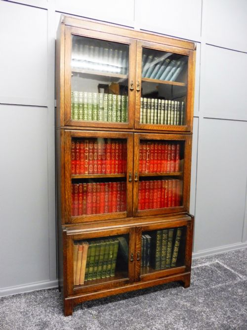 Oak Sectional Lawyers  Bookcase