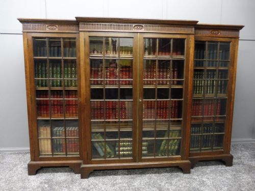 Oak 4 Door Bookcase Circa 1920