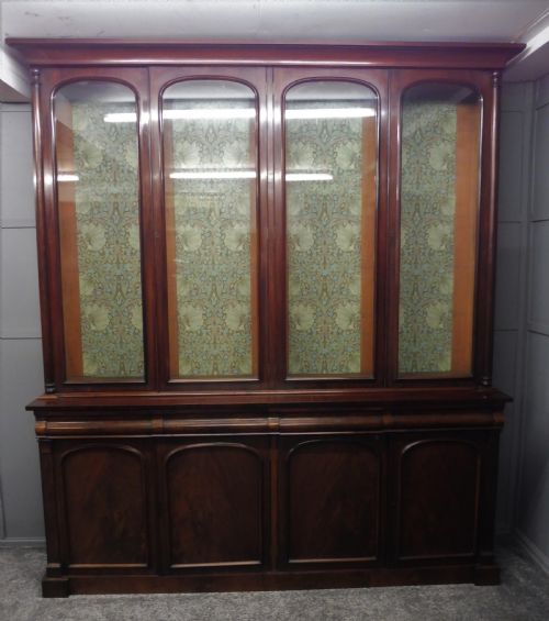 Large Victorian Mahogany Country House Library Bookcase