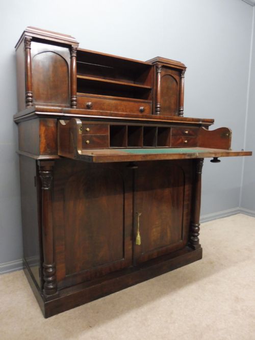Victorian Mahogany Desk / Estate Cabinet