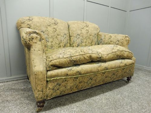 Small Victorian Sofa for Recovering