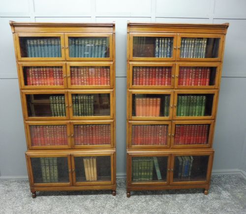 Excellent Pair of  Mahogany Minty Oxford Bookcases