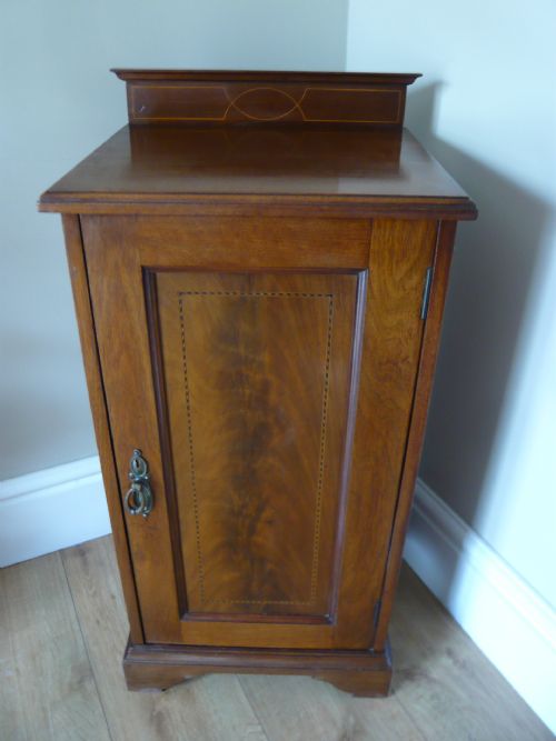 Edwardian Mahogany Bedside Cabinet