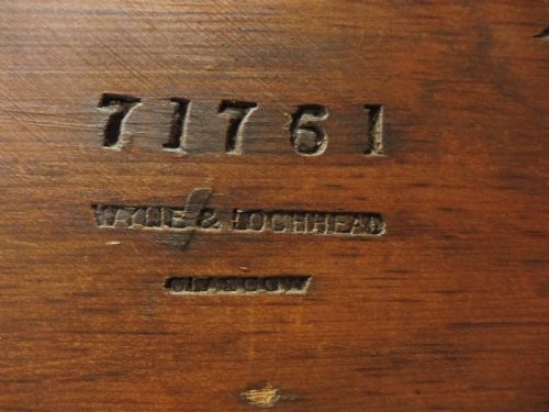 fig 1. Superior Victorian WYLIE & LOCHHEAD King Size Bed Burr Walnut
