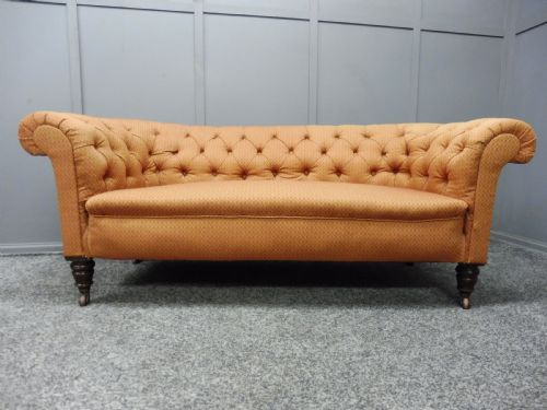 Small Victorian Chesterfield Sofa
