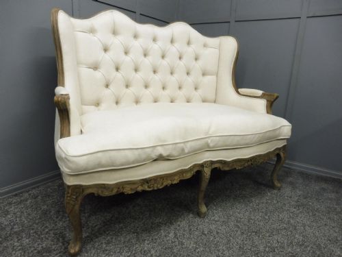 French Walnut Sofa