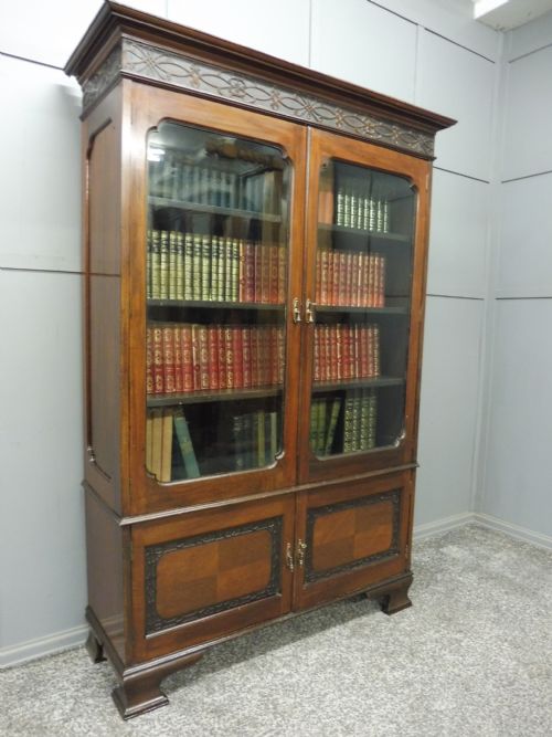 Edwardian Mahogany Bookcase Circa 1910