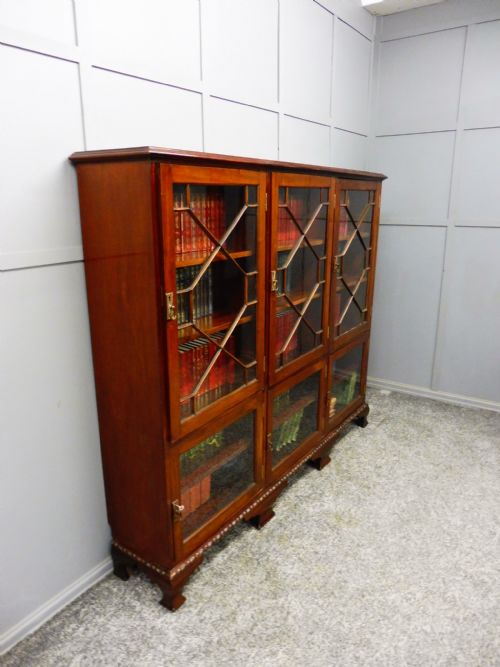 6 Door Mahogany Bookcase Circa 1920