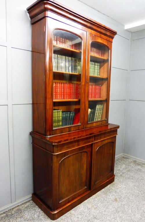 Good Quality Victorian Mahogany Bookcase