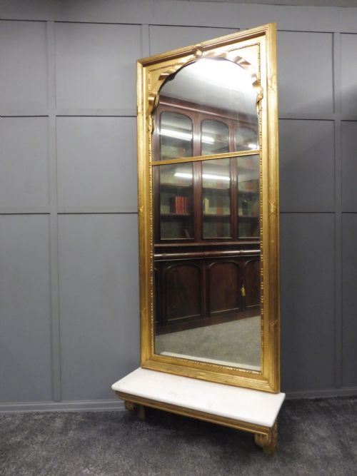 Beautiful French Gilt Hall Mirror Circa 1900