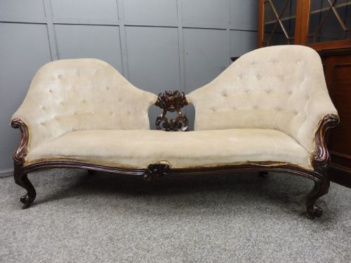 Large Victorian Sofa for Recovering